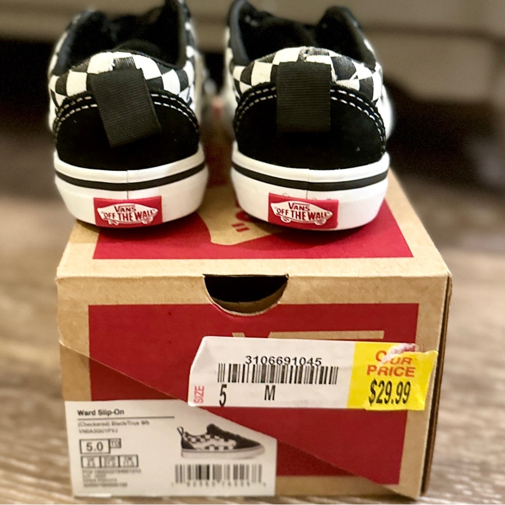 LIKE NEW/EUC Toddler VANS Old Skool Checkerboard - Picture 5 of 12